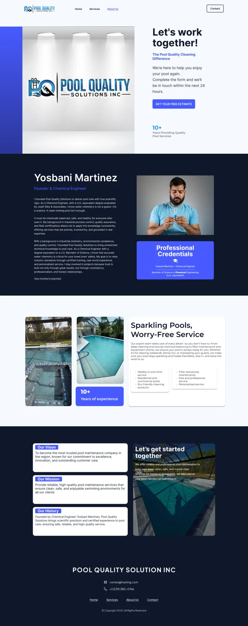 Pool Quality Solutions, detalle 3