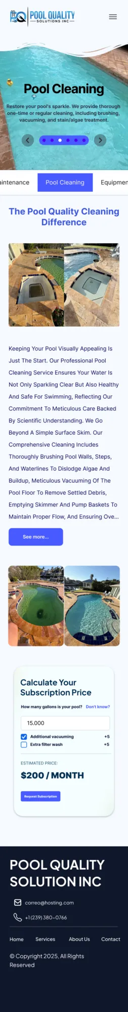 Pool Quality Solutions, detalle 4