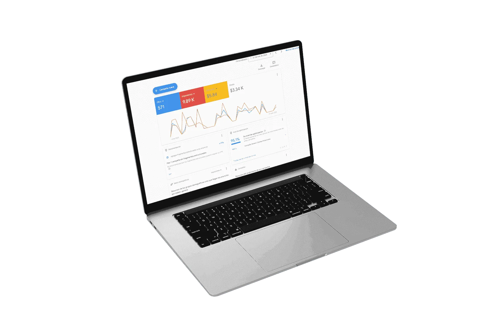 TSC Seguridad Privada: Google Ads, detalle 2